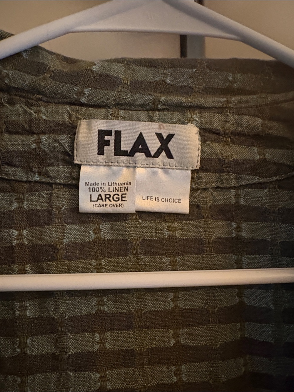 FLAX Striped Linen Jacket - Picture 2 of 4